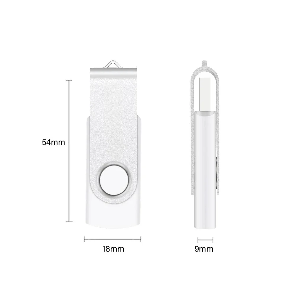 Rotatable USB Flash Drive 5 PCS LOT Pen Drive Key Chain Memory Stick Creative Gift USB Stick Wholesale Pendrive Colorful U Disk