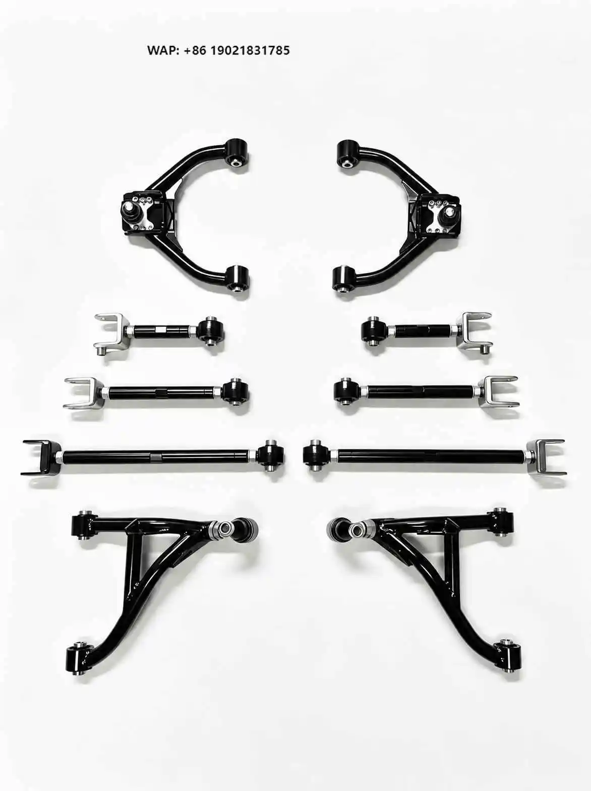 Drift Street Adjustable Arms Kit for  370Z Z34 Front Rear Suspension Control Arms Set with Ball Joints