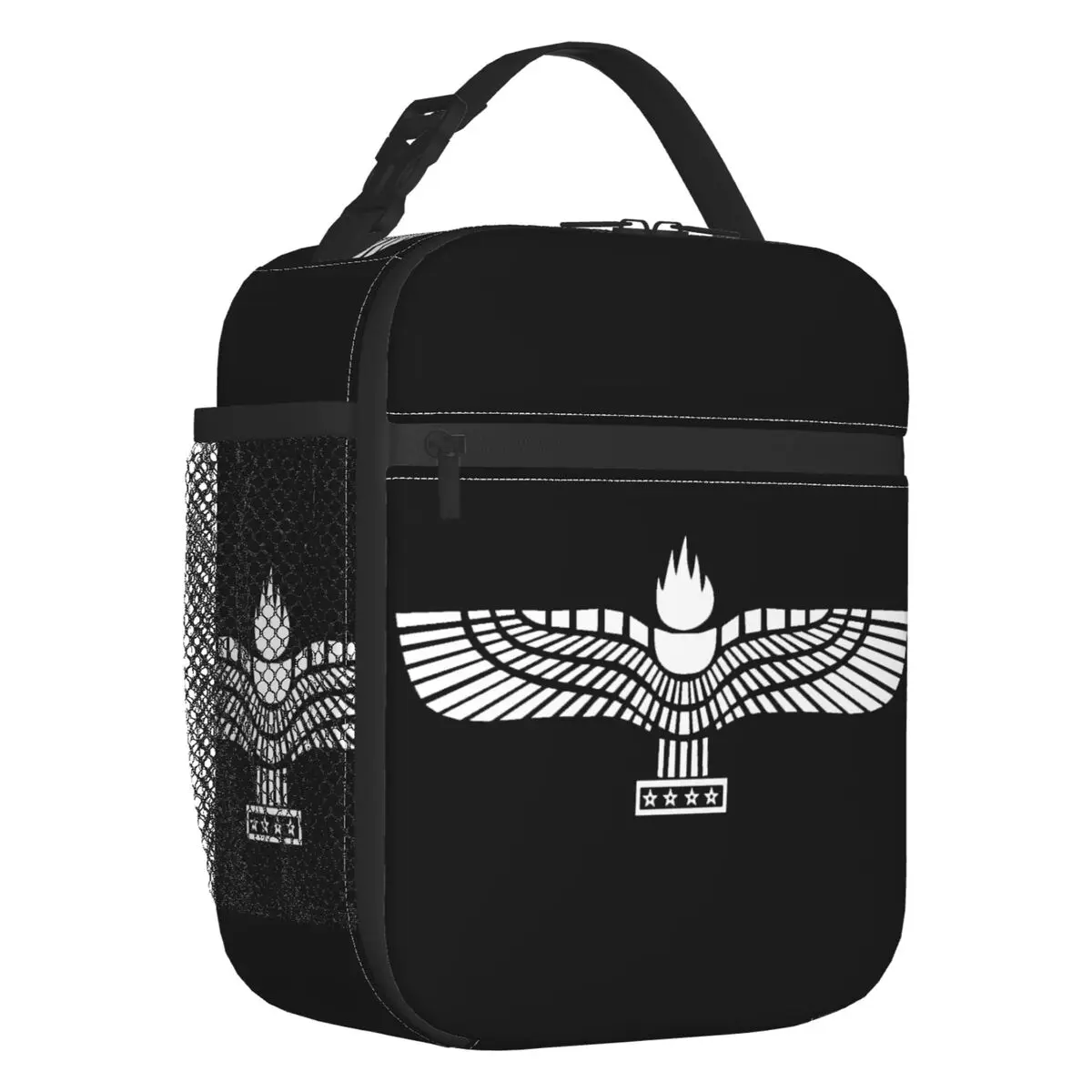 Syriac Suryoyo Flag Resuable Lunch Boxes for Women Waterproof Aramean Thermal Cooler Food Insulated Lunch Bag Office Work