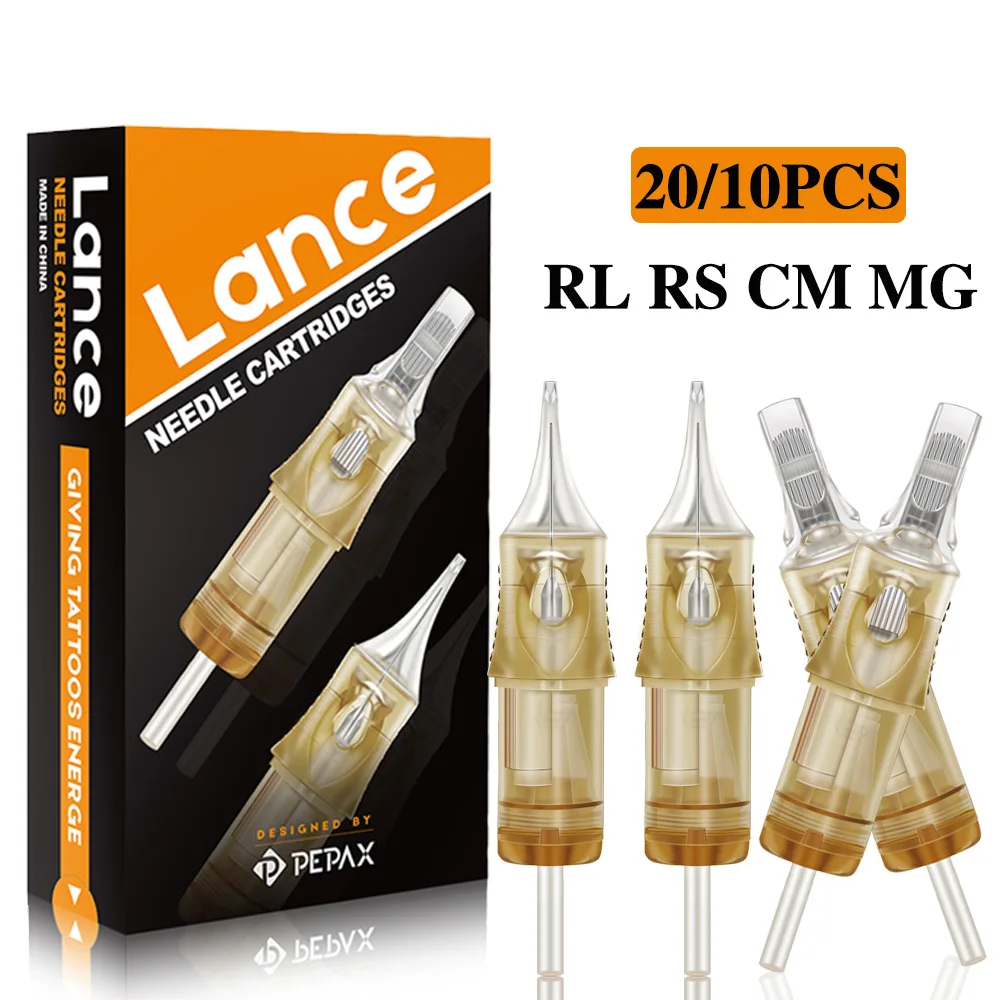 

20/10 шт. Иглы для картриджей для татуировки PEPAX Lance RL RS CM MG одноразовые стерилизующие иглы для татуировки иглы для картриджей для перманентного макияжа