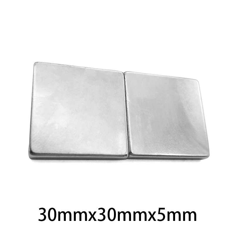 1/2/5/10/15PCS 30x30x5mm N35 čtverec magnetem 30*30*5mm neodym magnetem trvalý ndfeb super silným sytý magnety