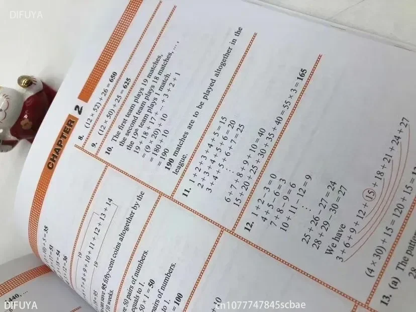 5 Książek/Zestaw Olimpiada Matematyczna SAP Klasa 1-6 Ćwiczenia Treningowe Myślenia Matematycznego Zeszyt Ćwiczeń Angielski Podręcznik Matematyczny Angielski