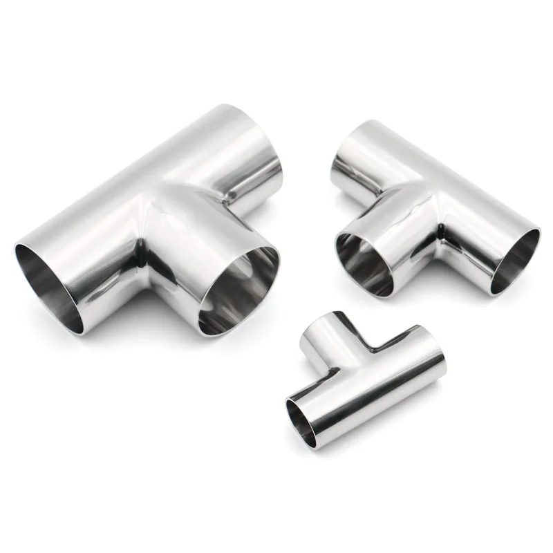 

OD12,7/19/25/32/38/45/51/76/89/102 мм SS304/316 Санитарный сварочный тройник из нержавеющей стали, 3-ходовой разъем, полированный трубный фитинг