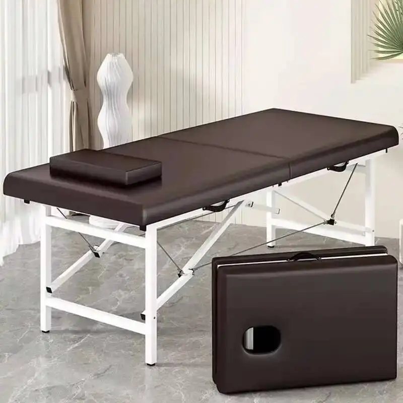 

Foldable Portable Tattoo Bed Pedicure Facial Mattresses Massage Chairs Full Body Spa Camas Portatil Massage Furniture MQ50MB