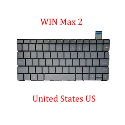 Handheld Gaming Laptop Mini PC Keyboard For GPD WIN Max 2 WINMAX 2 English US New Keyboard WIN Max 2 2023