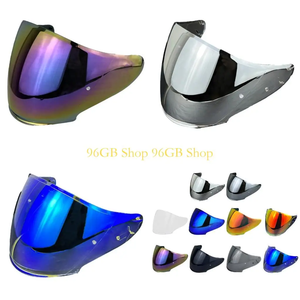 

96GB Clear Motorcycle Helmets Visors Quick Replacements Anti Fog Visors Lens for J CRUISE