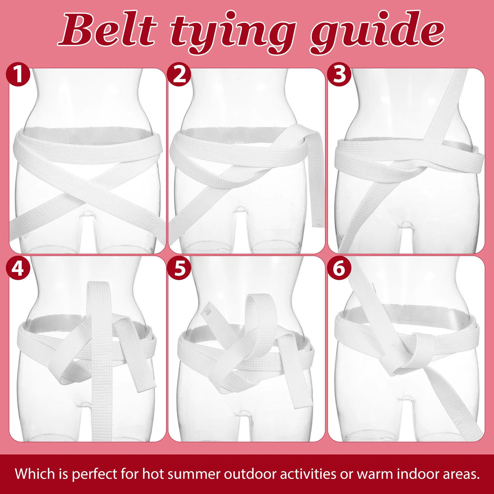 1 قطعة حزام التايكوندو الكاراتيه فنون الدفاع عن النفس حزام خصر خفيف الوزن بسط معدات التدريب للرجال النساء الجودو موحدة اللياقة البدنية