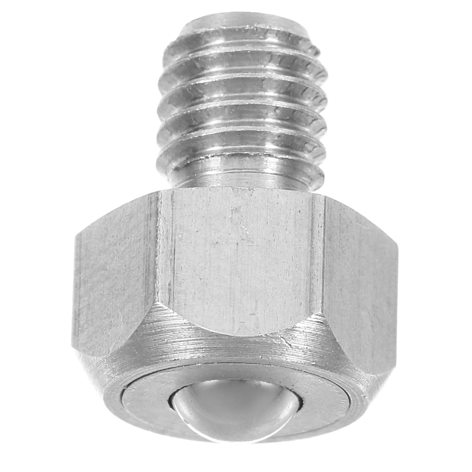 Hexagonal Ball Bolts Smooth Screw Adjustable Head Low-friction Roller Thread Robust Silver High-strength Precision