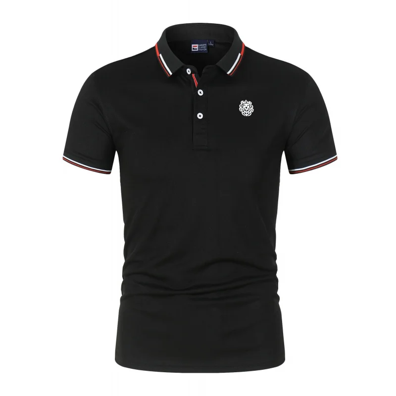 Men's Short Sleeve Polo Shirts New Summer Collection Brand Social Casual Wear