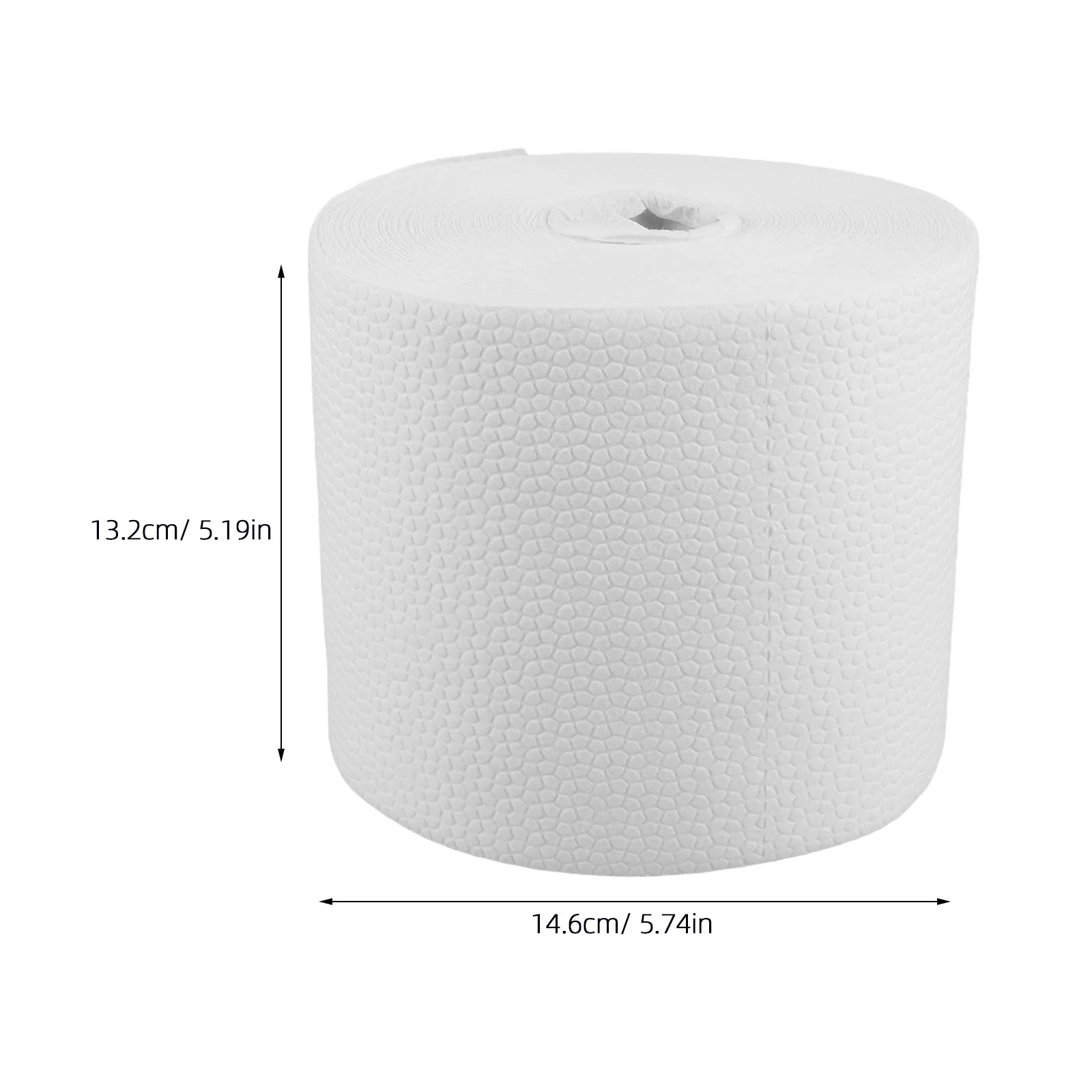 Lingettes de tatouage jetables blanches, serviettes faciales douces pour le nettoyage, le démaquillage et la commodité en voyage