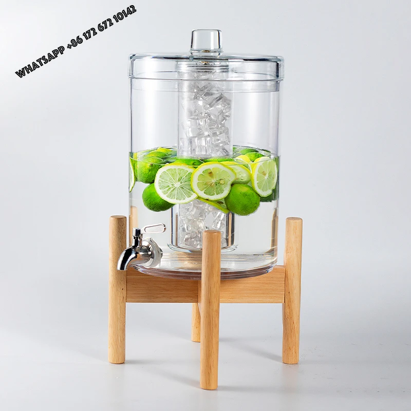 

Диспенсер для напитков оптом, 11,9 л, с краном, емкость для хранения сока, коктейлей, пива, многоразовый пластиковый контейнер из поликарбоната для отелей, баров, вечеринок