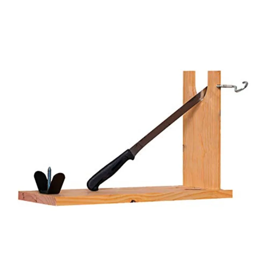 

HAM STAND KIT Spain Elegant WoodStyle Kitchen Display Stand for Spanish Iberico Ham and Italian Prosciutto with Integrated Knif