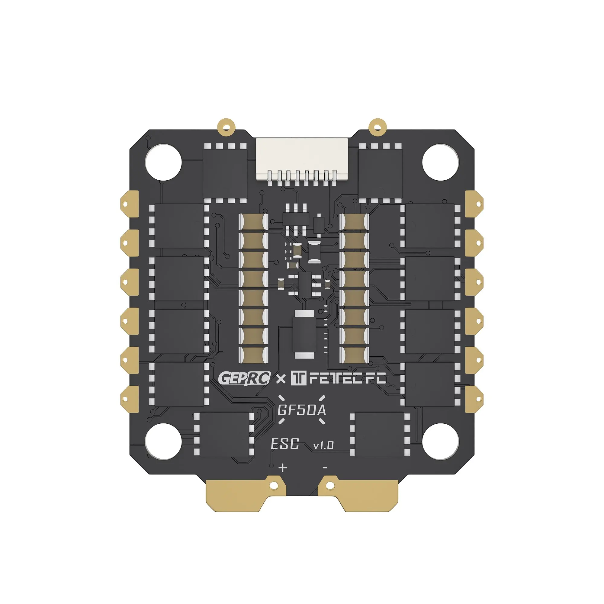 GEPRC Fettec G4 Alpha GF50A STACK Flight Control 50A 2-6S 4IN1 ESC Dshot2400 / OSD 30.5X30.5MM For FPV Racing Drone