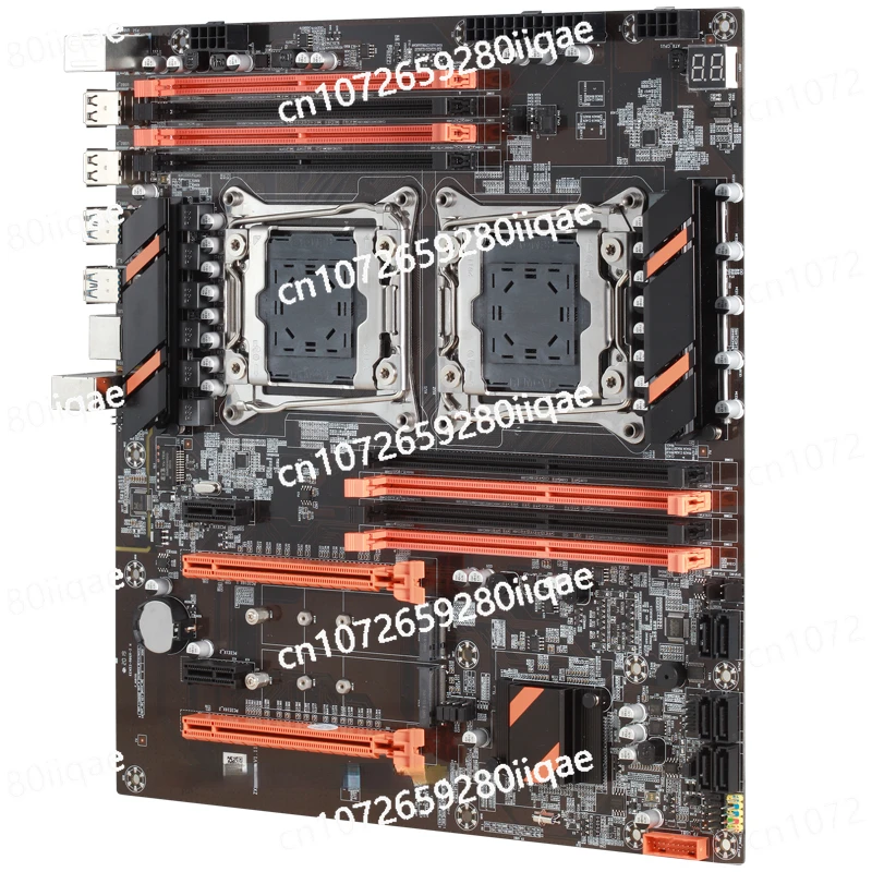 X99 Motherboard Dual CPU M.2 LGA 2011 V3 E-ATX USB3.0 SATA3 8 DIMM DDR4 Support Xeon processor slot 2011-3