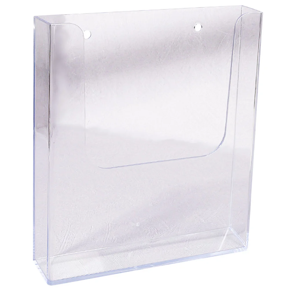 

Clear Brochures Holder Display Shelf Shelves Desktop Office File Folders Document Stand