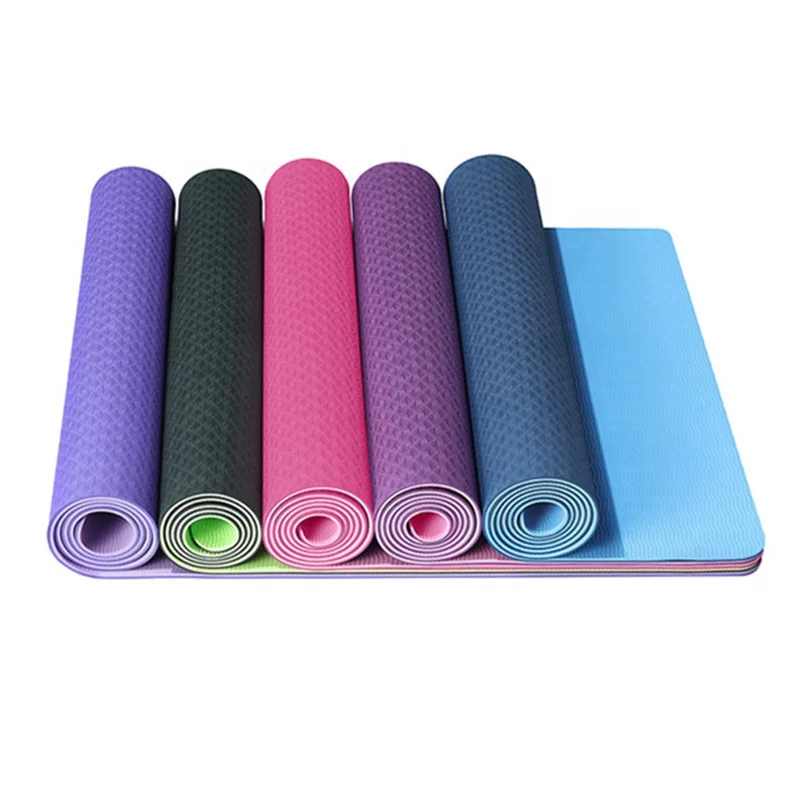 

Soft and Comfortable Yoga Mat for Yoga Pallets Fitness Gym Tpe Yoga Mat
