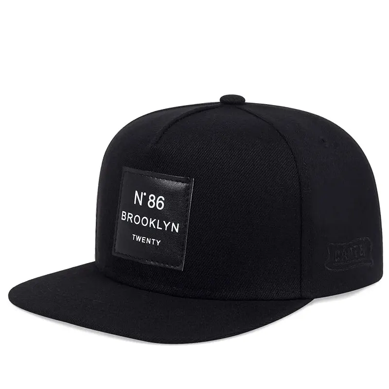 New Fashion N86 BROOKLYN Patch Snapback Hat For Men Women Adjustable Cotton Tide Hip Hop Outdoor Sport Baseball Cap