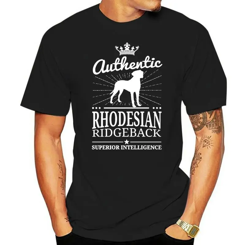 Men's Rhodesian Ridgeback t shirt Design cotton Crew Neck streetwear Famous Authentic summer Unique shirt