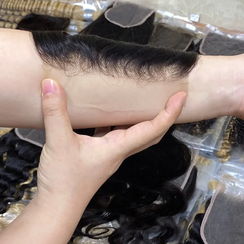 5*5 Lace Closure Deep Wave Natural Color Human Hair Block 12-20 Inch Brazilian Virgin Remy 180% Density 100% Unprocessed