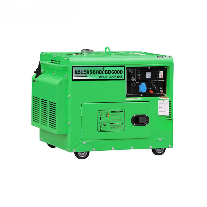 220V 380V 110V 5KVA 15KVA 4.5KW 4.6KW 5KW 5.5KW 6KW 6.5KW Portable Welding Silent Power Diesel Generator for Sale