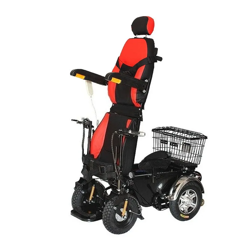 fully automatic multi-functional standing electric wheelchair, four-wheel transportation for the elderly and the disabled
