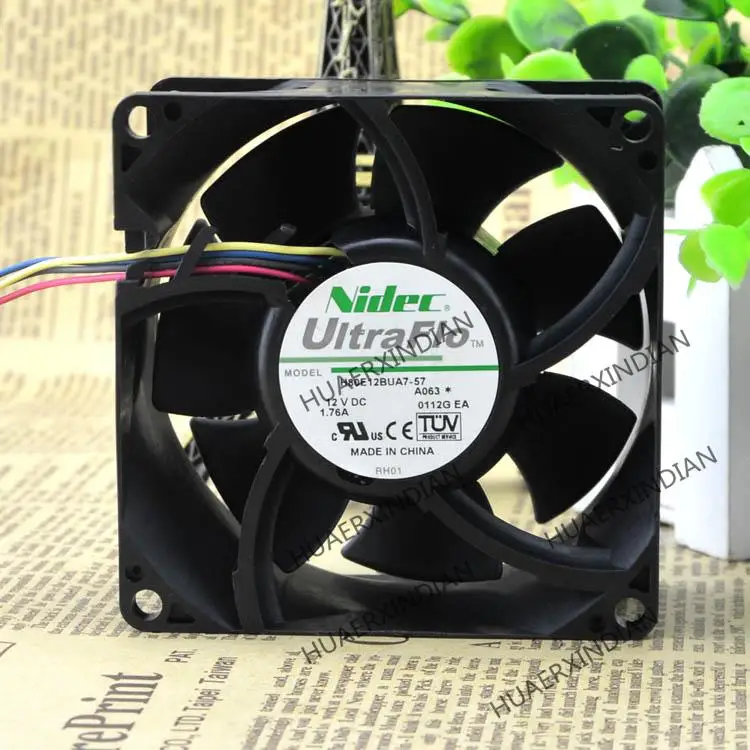 Mới 8038 12V 1.76A H80E12BUA7-57 Quạt Làm Mát Bộ Lắp Ráp