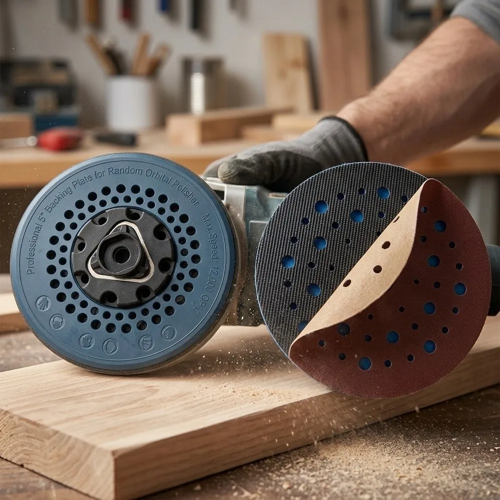 Polishing Applications Orbital for sanders Cooling Channels Sanding Pad Tool High-Speed Sanding Reliable Longevity 49 Holes