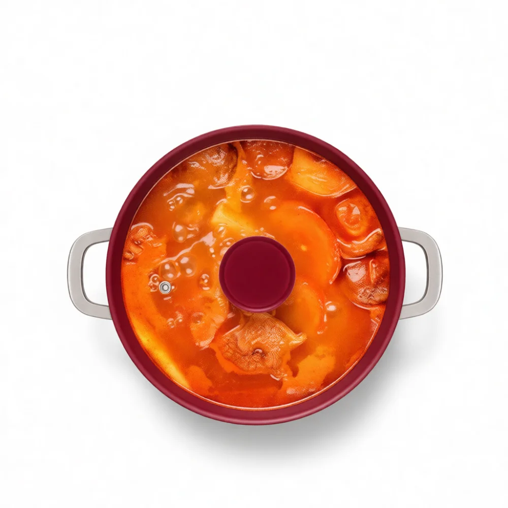 Tempered Glass Pot Lid Universal Cooking Pan Cover Silicone Edge Replacement Transparent Kitchen Cookware Accessories