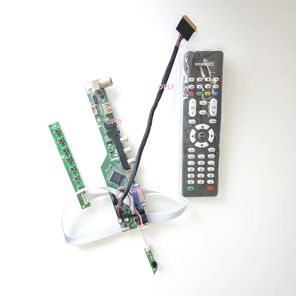 

TV Controller board kit for N154C6 LTN154BT02 LTN154BT08-R03 1440X900 15.4" HDMI-compatible RF USB AV VGA Audio LED Screen