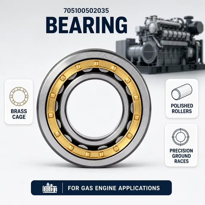 705100502035 Cylindrical Roller Bearing Overhaul Spare Parts for & Engine Marine Generator Spare Parts