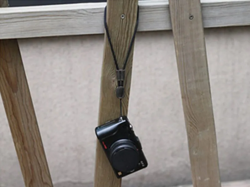 สายรัดข้อมือพร้อมหนัง PU สำหรับกล้อง Canon Nikon SONY Olympus FUJI DC
