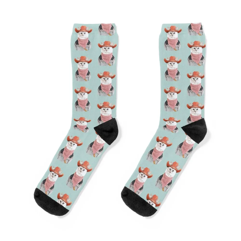 

Rodeo Cat Socks essential Wholesale basketball floor Men's Socks Women's