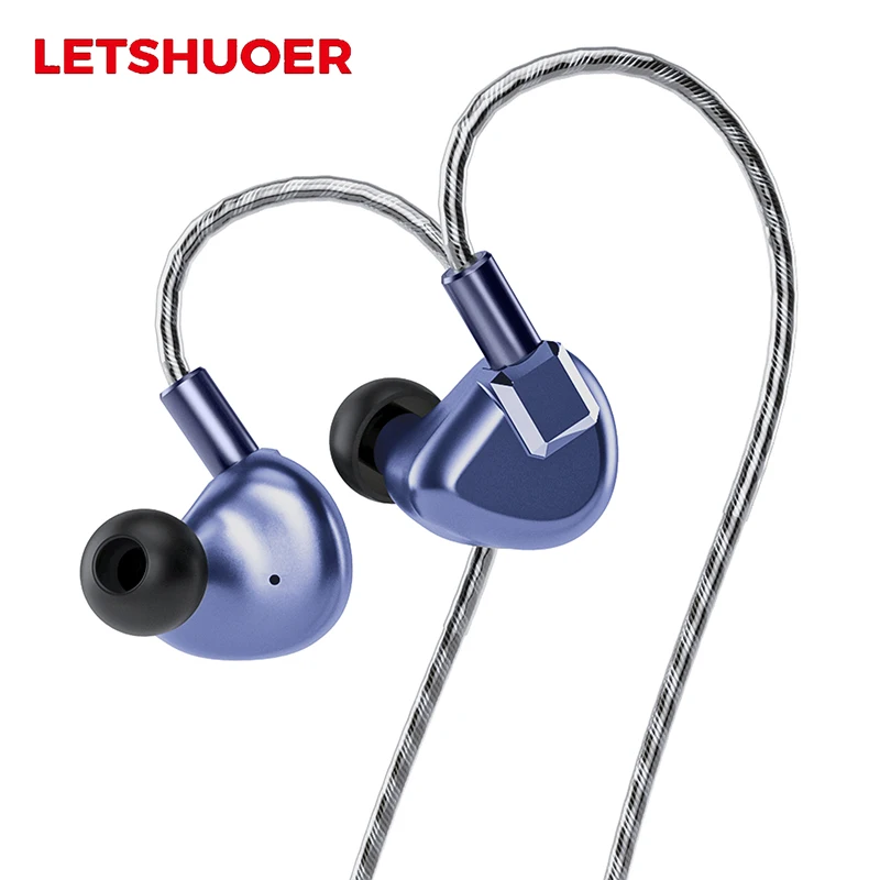 

Letshuoer S12 PRO Magnetic Planar Driver IEM HiFi Metal Earphone Silver Plated Monocrystalline Copper Cable 2.5/3.5/4.4mm Plug