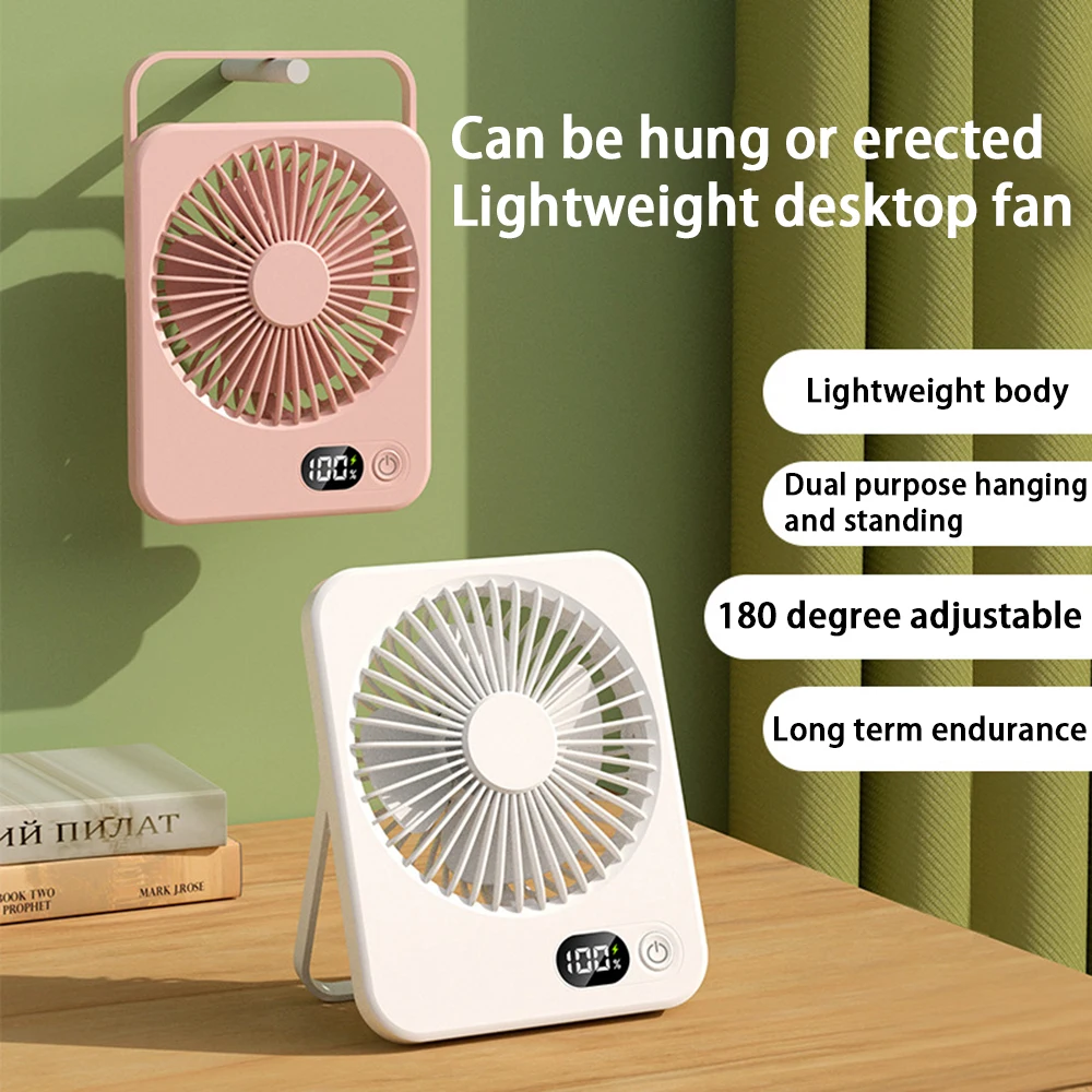 

Desk Electric Mini Fan Portable Air Circulator Camping Wireless USB Rechargeable Hang Cooling Fans Cooler Room Outdoor 선풍기 에어컨