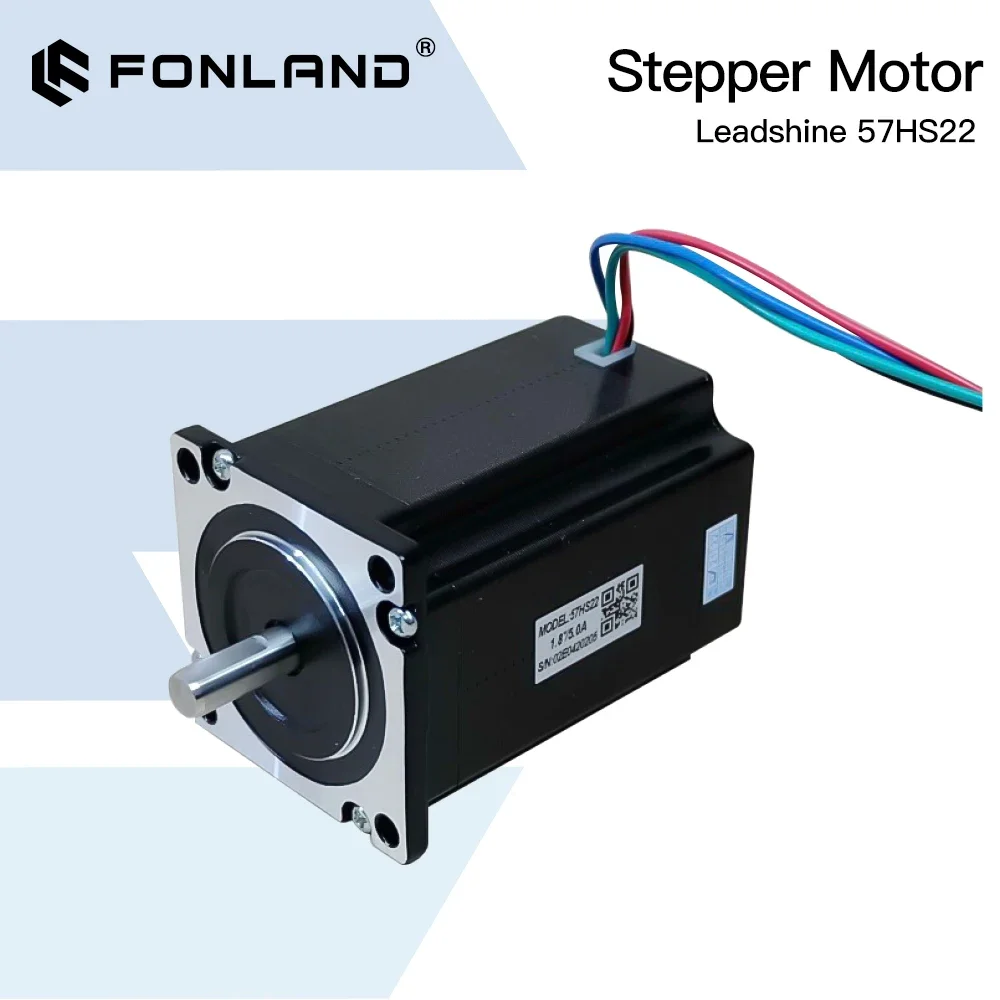 Leadshine Nema 23 Stepper Motor 2 Phase 2.2 N.m 5.6A 57HS22 8-lead Length 8m Shaft 8mm for CNC Engraving Milling Machine