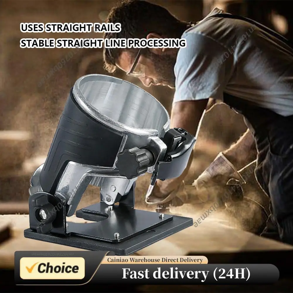 

Edge Cutter Trimming Machine Base Aluminum Alloy Wood Router Trimmer Base Straight Rail for Curve Cutting Planing Wood Edge