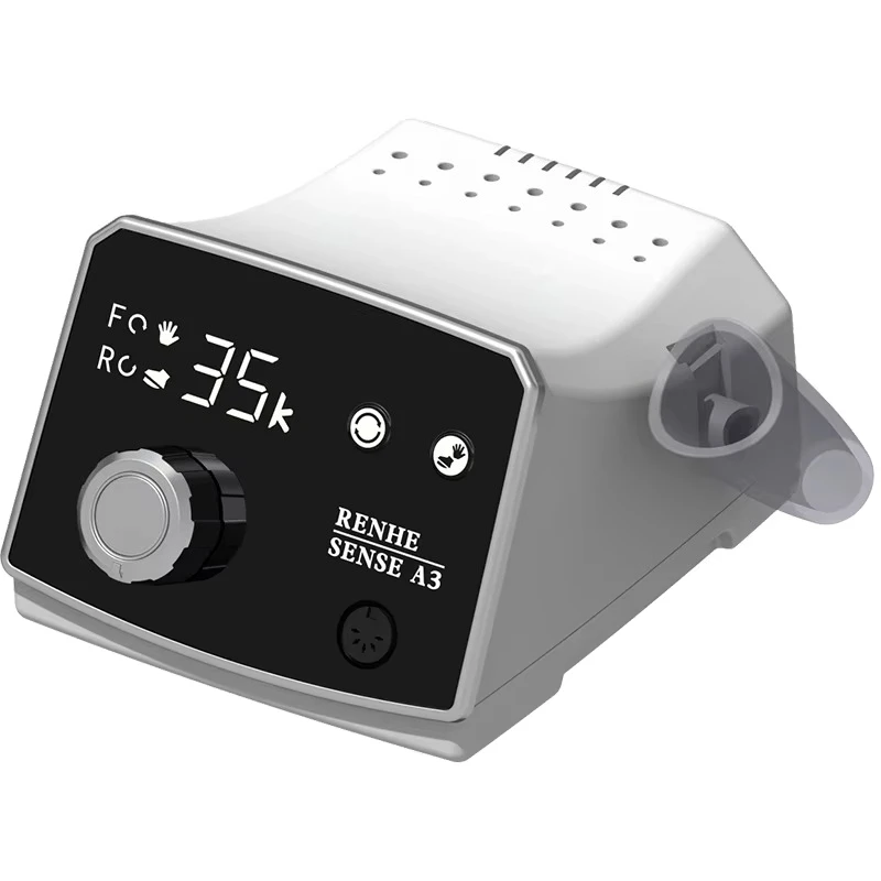 Electric Micromotor LCD Display Dental Lab Nail Art Jewelry Engraving Gem Polishing Machine RHJC RENHE Sense A3a 70W 35000RPM