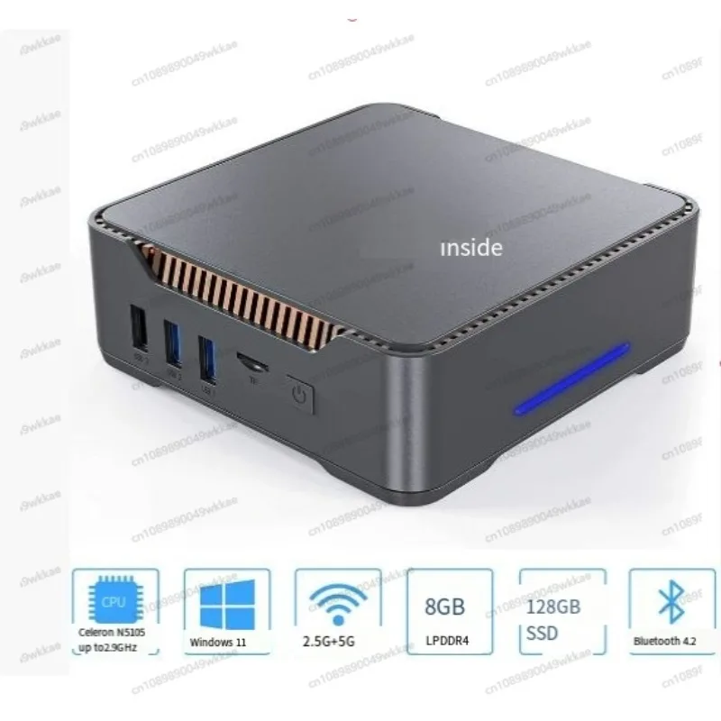 GK3V GK3 Pro N100 كمبيوتر صغير 8 جيجابايت 256 جيجابايت ويندوز 11 برو 16 جيجابايت 512 جيجابايت WIFI5 BT4.2 كمبيوتر ألعاب مكتبي 8 جيجابايت 128 جيجابايت N5095 #1