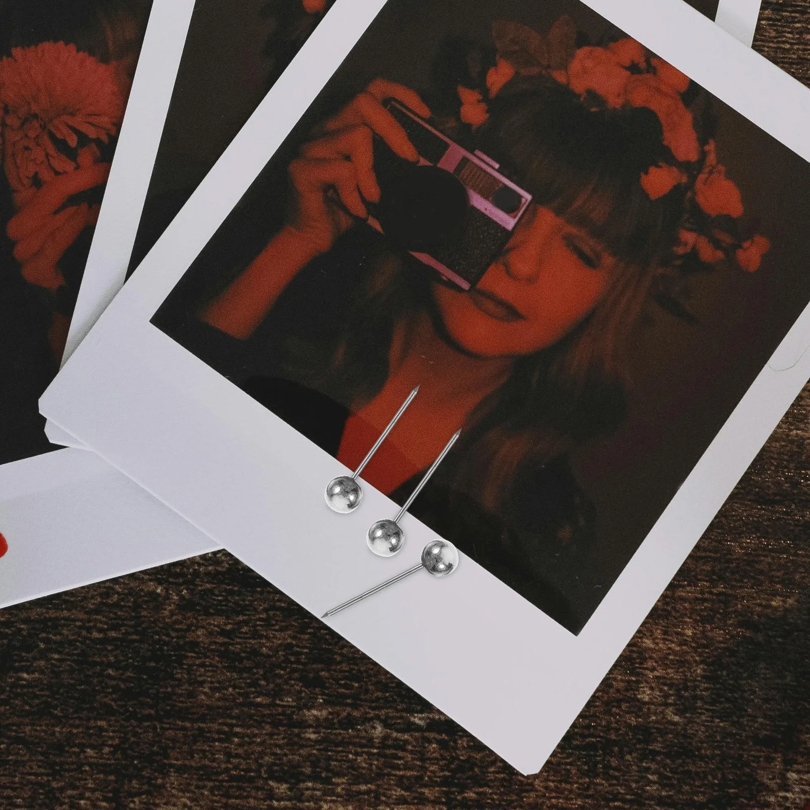 200 قطعة كرة بلاستيكية رئيس دبابيس ضغط الثقيلة خريطة مستديرة بمناسبة المسامير الفولاذ المقاوم للصدأ لجدار لوحة الفلين مكتب المدرسة