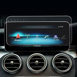 Tempered glass Screen Protector For Mercedes Benz C-class W205 W204 C180 C200 C260  2019-2021  10.25 Inch Car gps Navigation