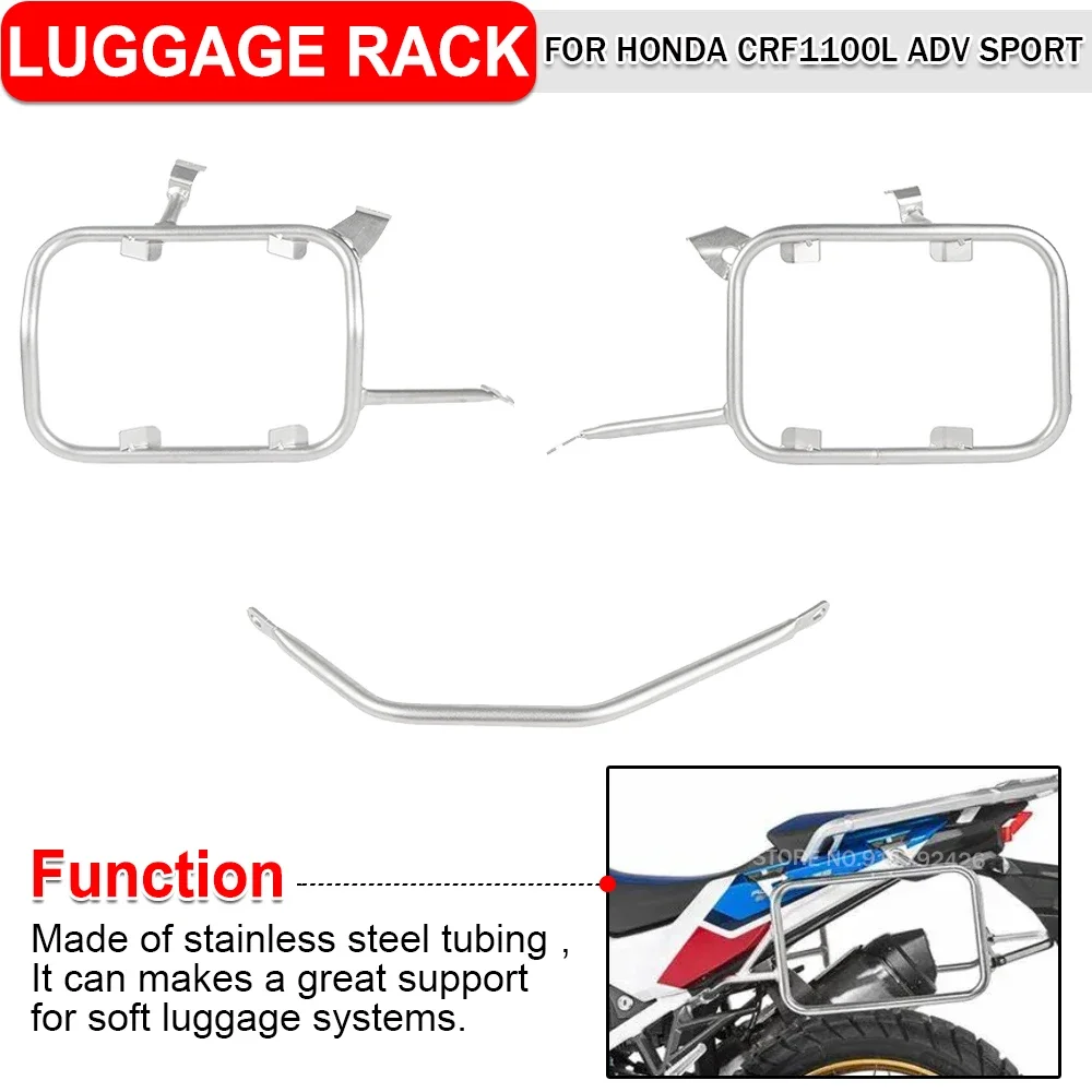 

Luggage Bracket For Honda CRF1100L Africa Twin Adventure Sport 2020 21 22 2023 Motorcycle Side Box Panniers Rack Top Case Holder