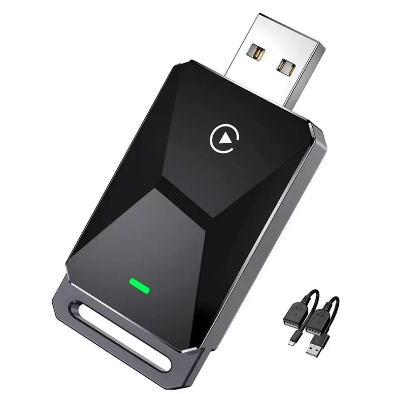 

Классический беспроводной адаптер Carplay Android Auto 2-в-1 для автомобиля, для проводного подключения — донгл Plug&Play, умный мини-бокс Carplay