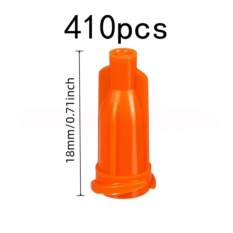Easy Push-On Design Glue Applicator Caps, 410 pcs, Adhesive Preservation, Multipurpose, Versatile, Practical