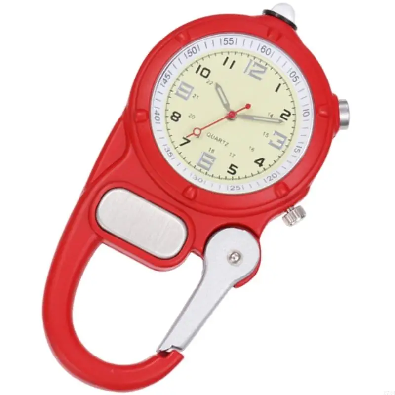 LED Backlight Outdoor Sports Timer Water Resistant Climbing Pocket Watch for Camping Backpacking Activity