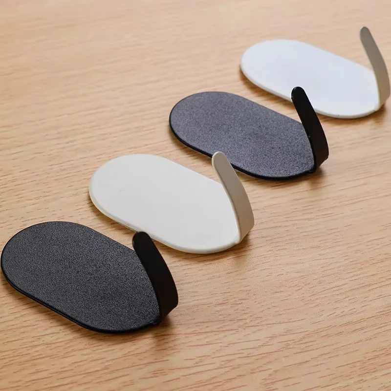 Heavy Load Self Adhesive Stainless Steel Hooks, Drill-Free Removable No Mark Hooks for Home Organizing