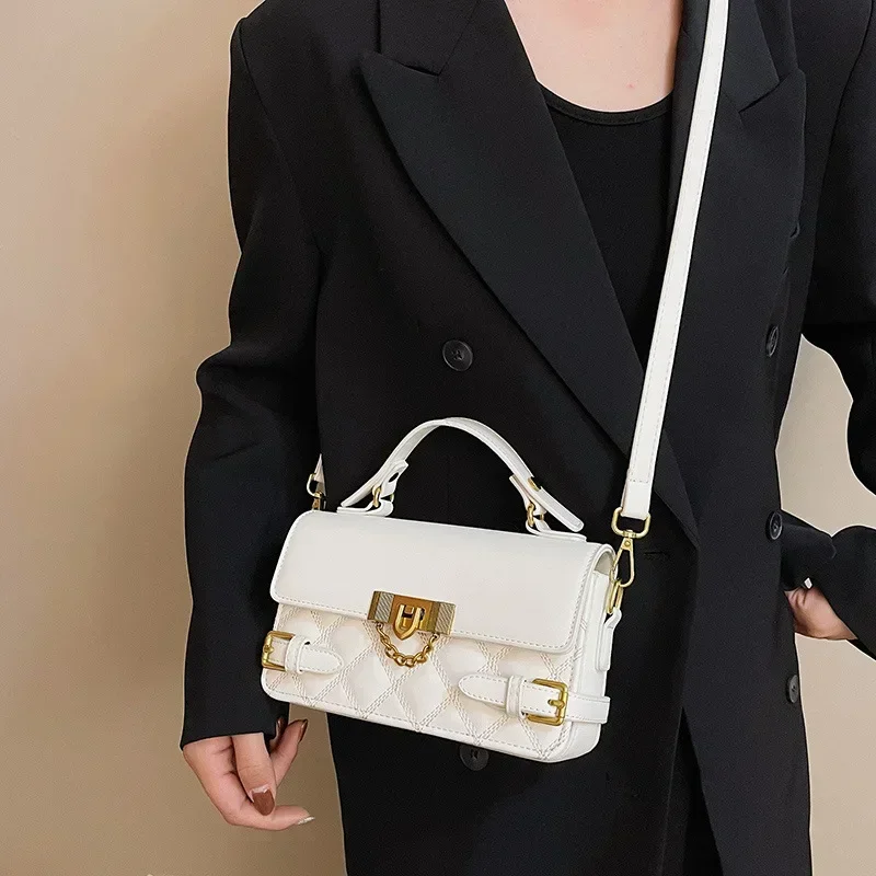 

Women's New Vintage Diamond Square Luxury Mini Messenger Bag - Exclusive Multi-Function Crossbody for Party & Dating Essentials