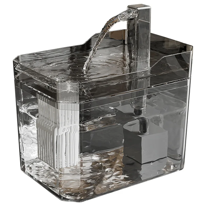 الحيوانات الأليفة نافورة الماء تصفية السيارات USB الكهربائية كتم القط شارب السلطانية 1.5L إعادة تدوير تصفية شارب للقطط موزع مياه