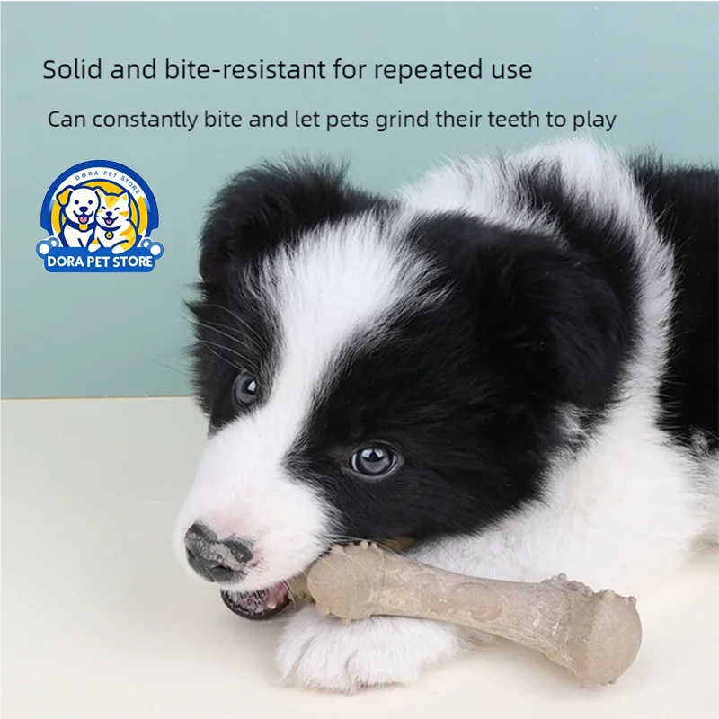 

Dog Teeth Cleaning Bone Molar Stick Pet Dog Sawdust Bite-Resistant Dog Toy Solid Tooth Beef Flavor Training Supplies