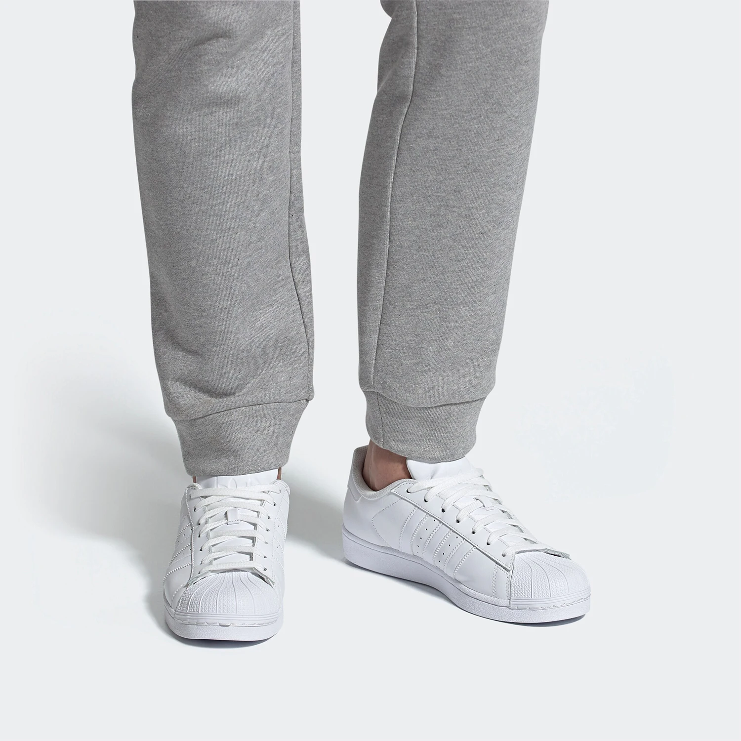 

Оригинальные мужские и женские кроссовки Adidas Three Leaves SUPERSTAR Shell Head B27136