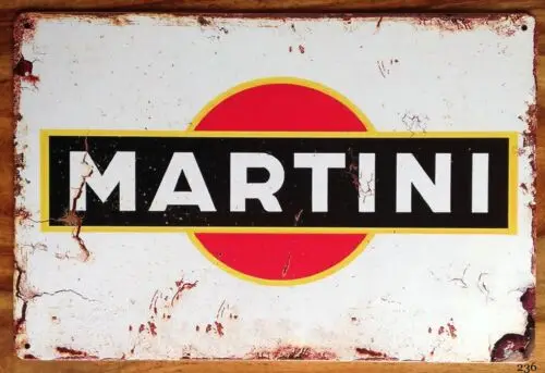 Martini Vintage Metal Sign Home Bar Pub Lady Cave Man Cave Shed Workshop